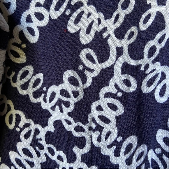 Lilly Pulitzer classic three-quarter sleeve button up cotton cardigan sweater - Picture 4 of 5